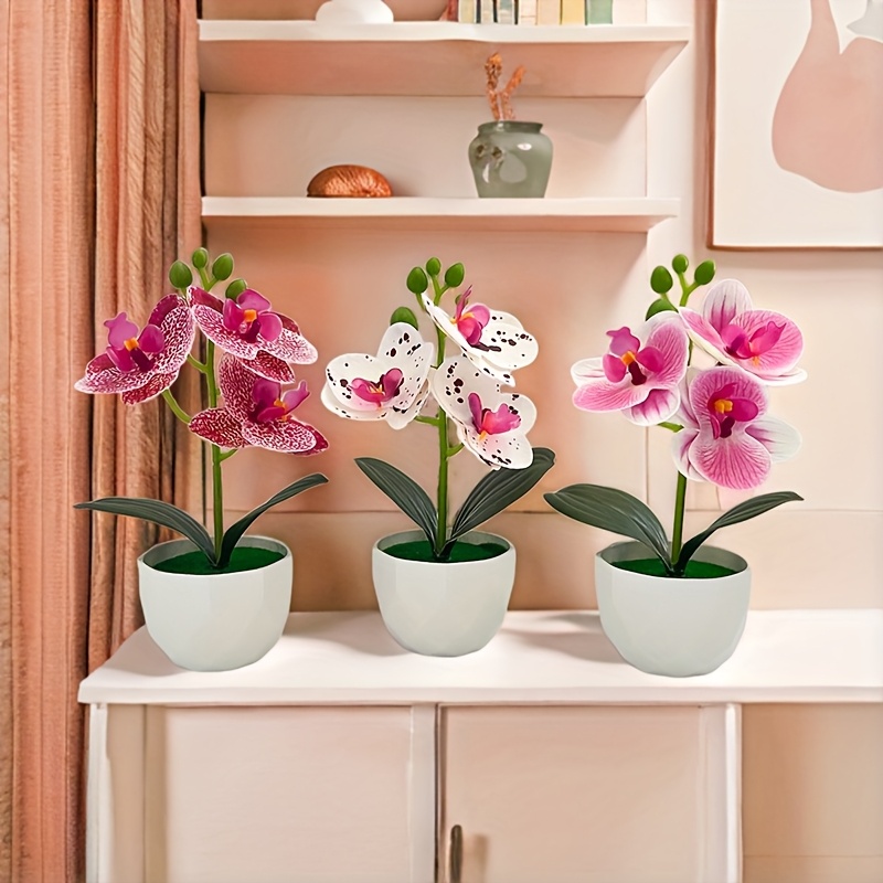 3pcs Artificial Phalaenopsis O - Orchid Phalaenopsis review and price