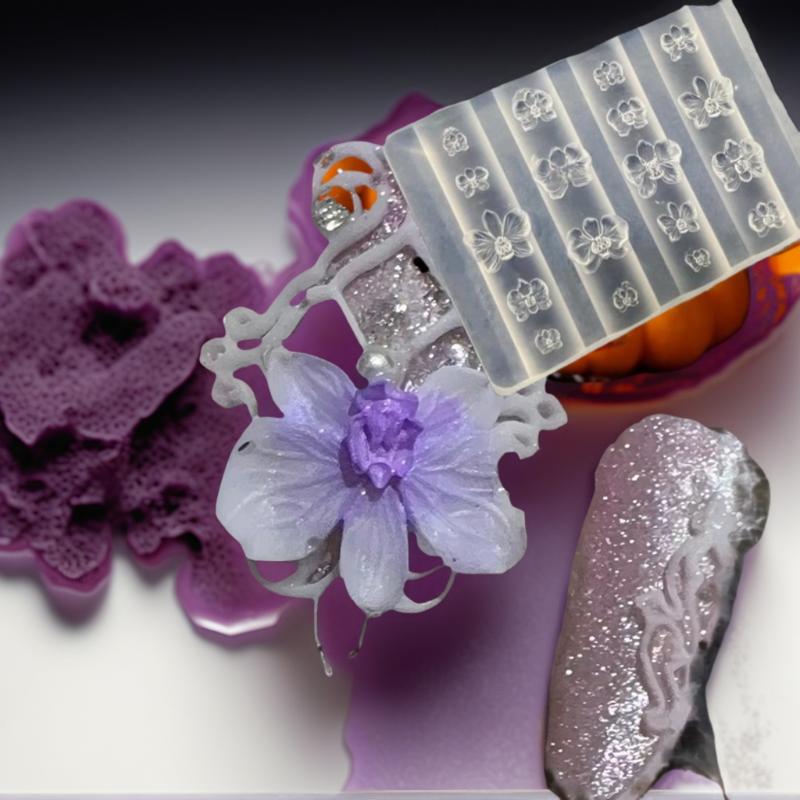 3D Silicone Nail Mold Phalaeno - Orchid Phalaenopsis review and price