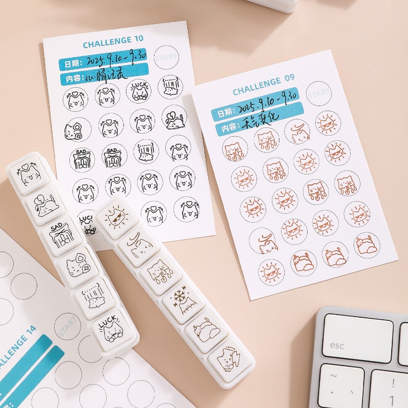 Cute Cat Emoji Stamp Daily Lif - Planned Parenthood review and price