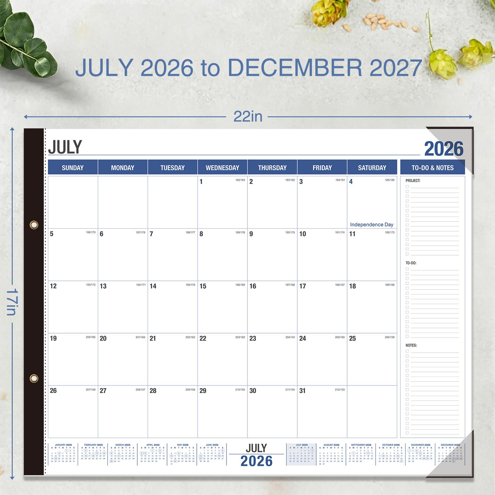 Large Calendar 2026-2027 Daily - Planned Parenthood review and price