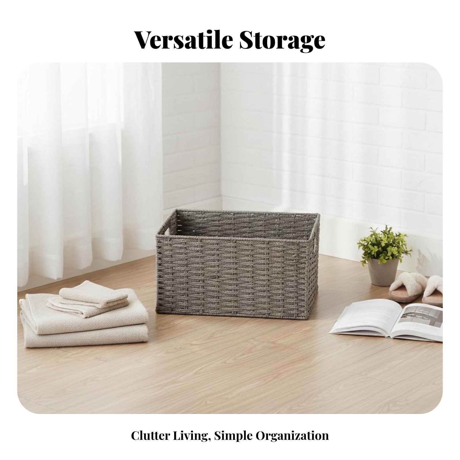Woven Storage Container Japane - Is Plant Parent Free To Use review and price