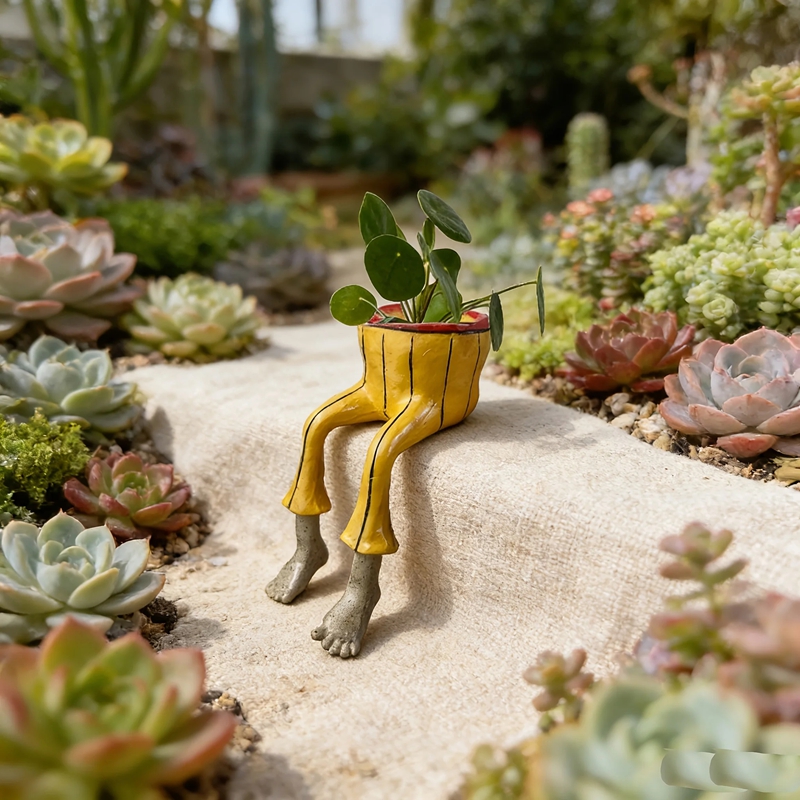 Whimsical Resin Leggy Planter  - Parent Of Plant review and price