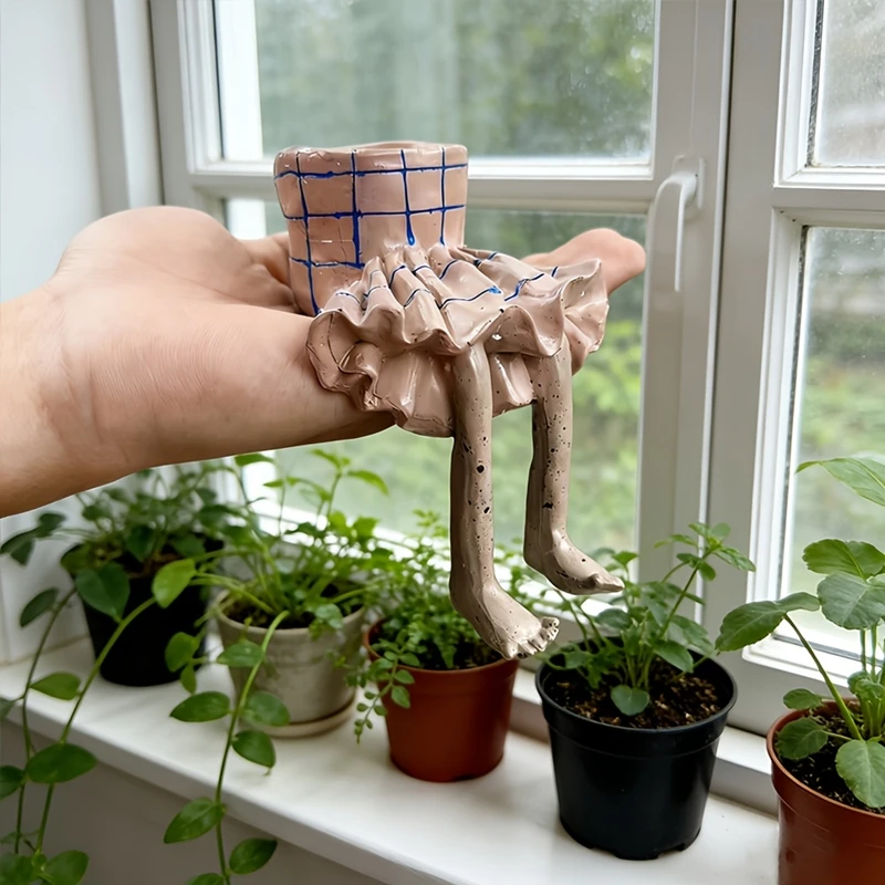 Whimsical Resin Leggy Planter  - Parent Of Plant review and price