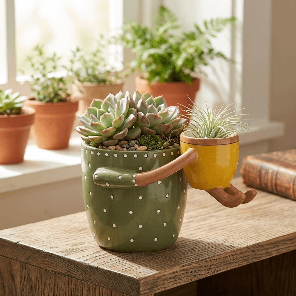 Resin Parent-child Flowerpot w - Parent Of Plant review and price